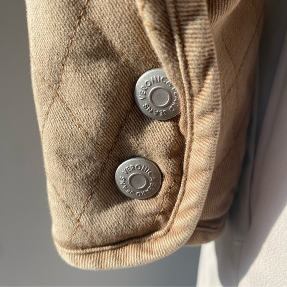 Veronica Beard Camilla Quilted Jacket Tan - S - Picture 10 of 14